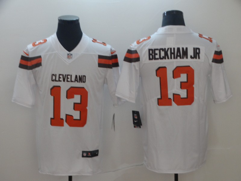 Men's Cleveland Browns Odell Beckham Jr. White Jersey